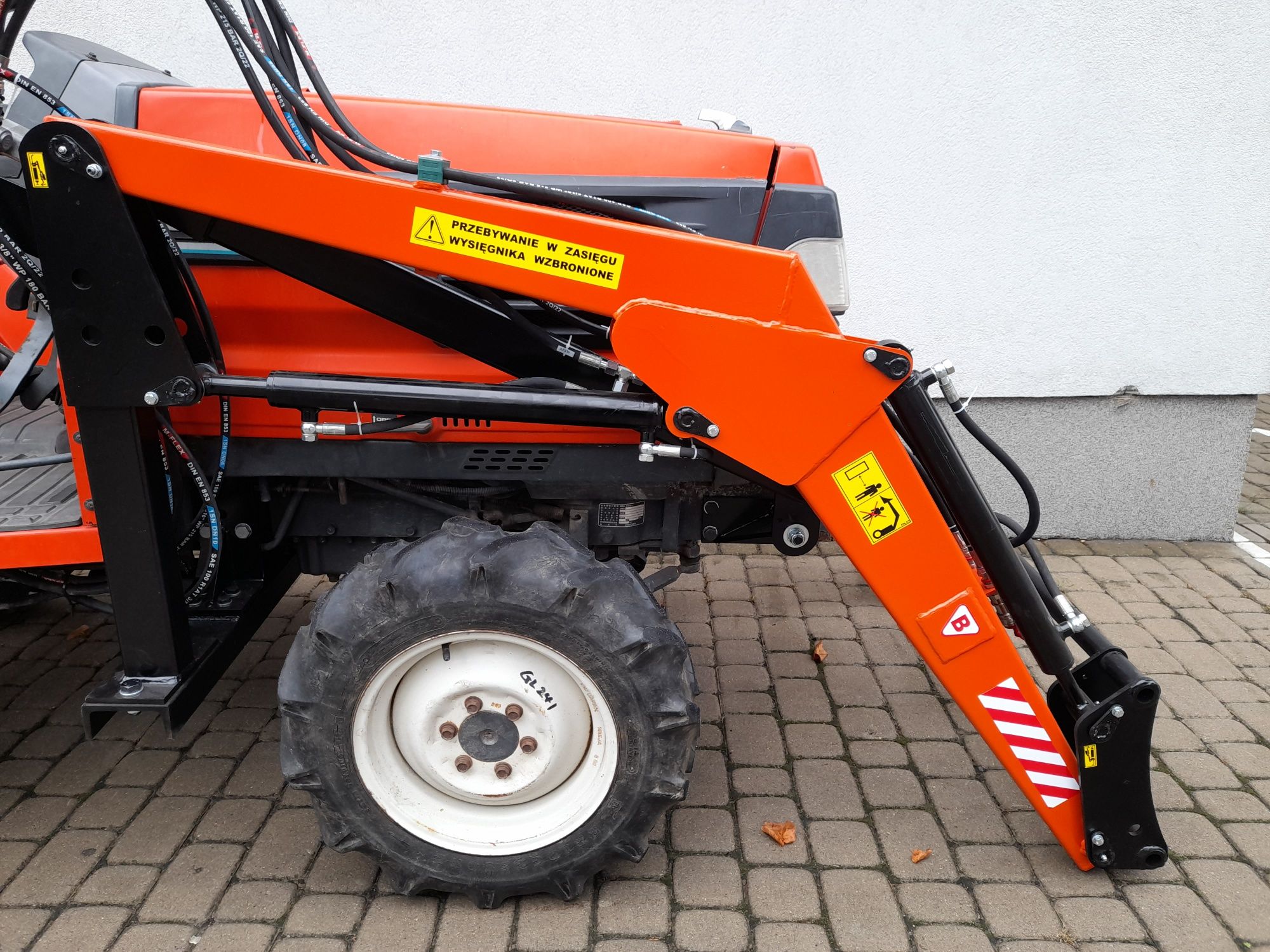 Tur z łyźką kubota GL iseki yanmar john deere