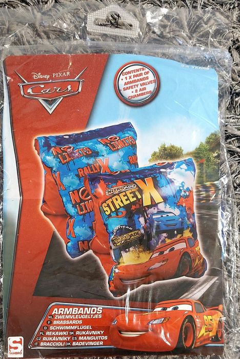 Rękawki do pływania na basen Disney Cars NOWE 3 - 6 lat  18 - 30 kg