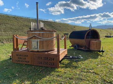 Mobilne jacuzzi oraz sauna na wynajem