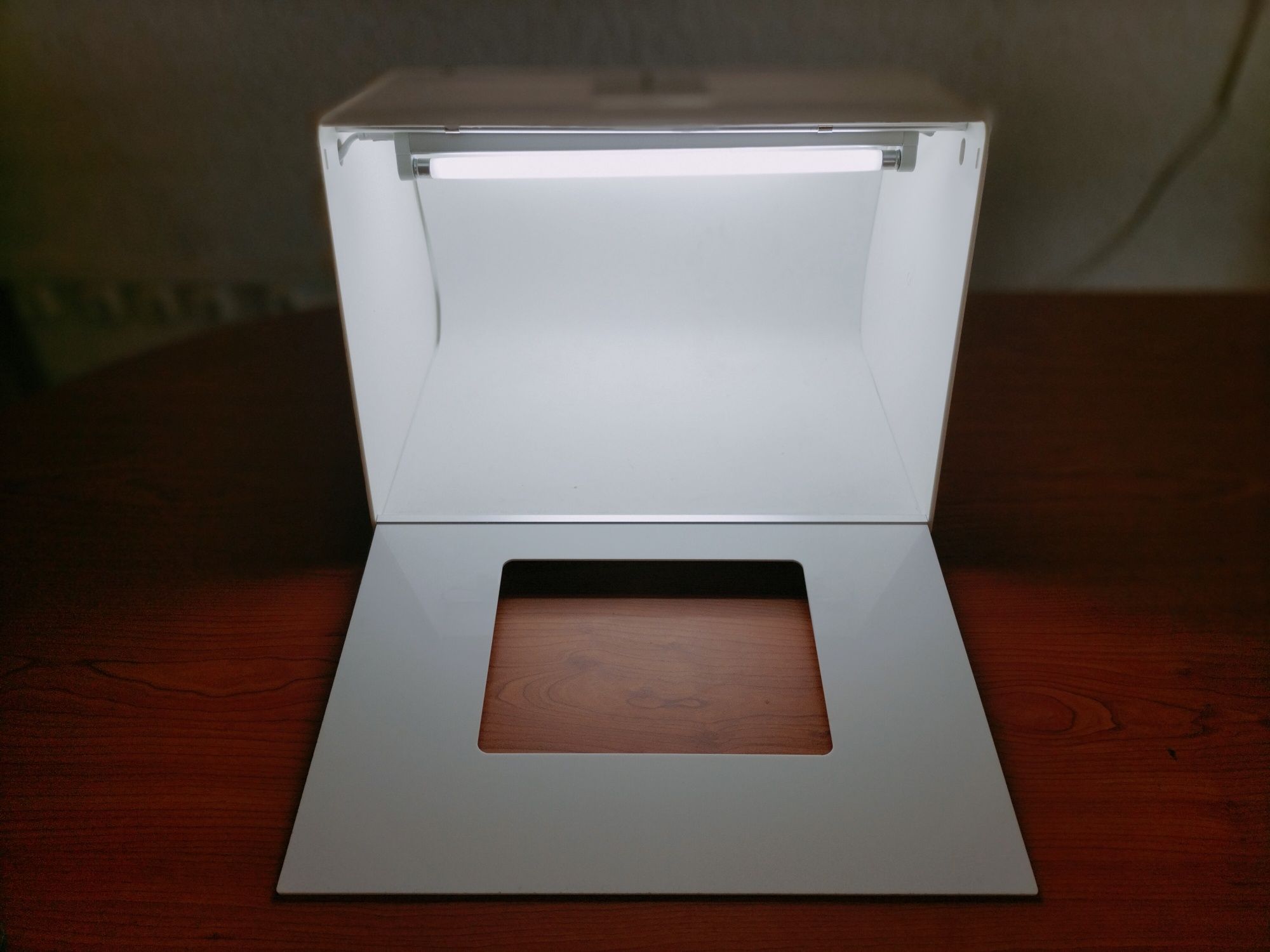 Estúdio para fotografias portatil com iluminação