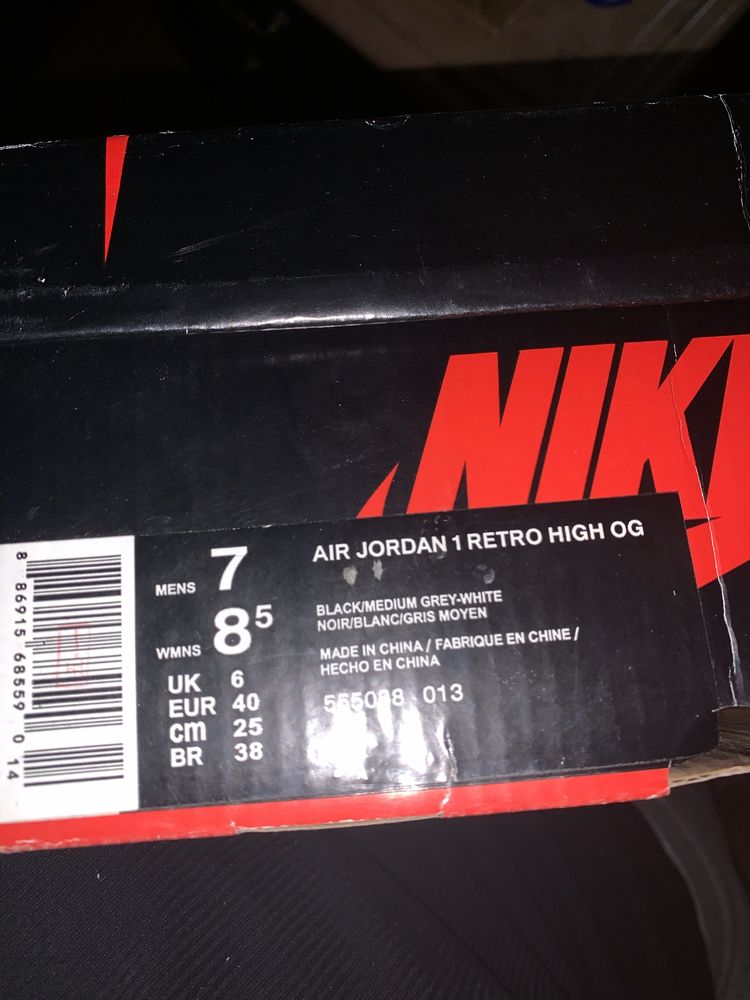 Jordan 1 high novos