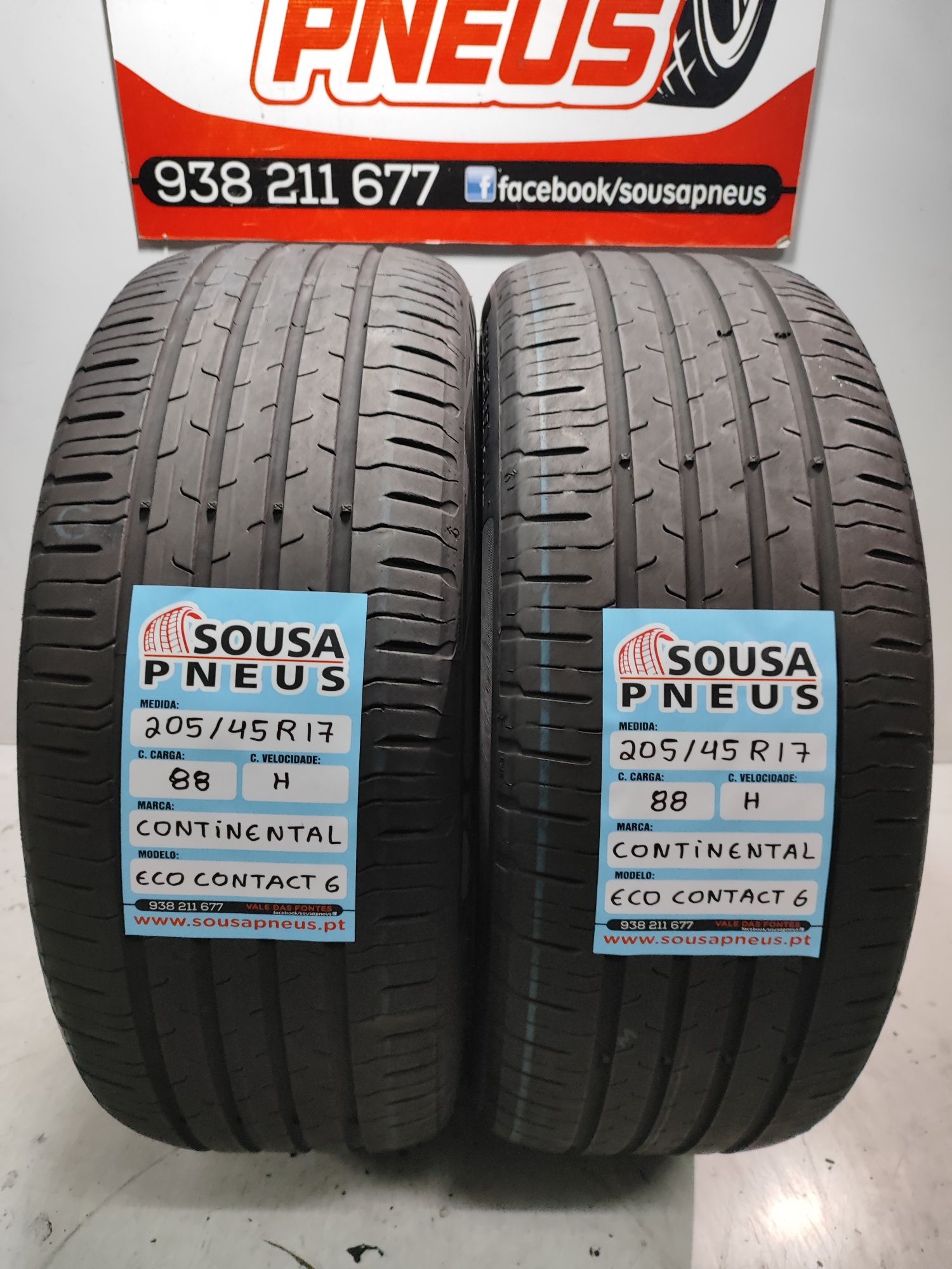 2 pneus semi novos Pirelli 205/45R17 88H - Oferta da entrega