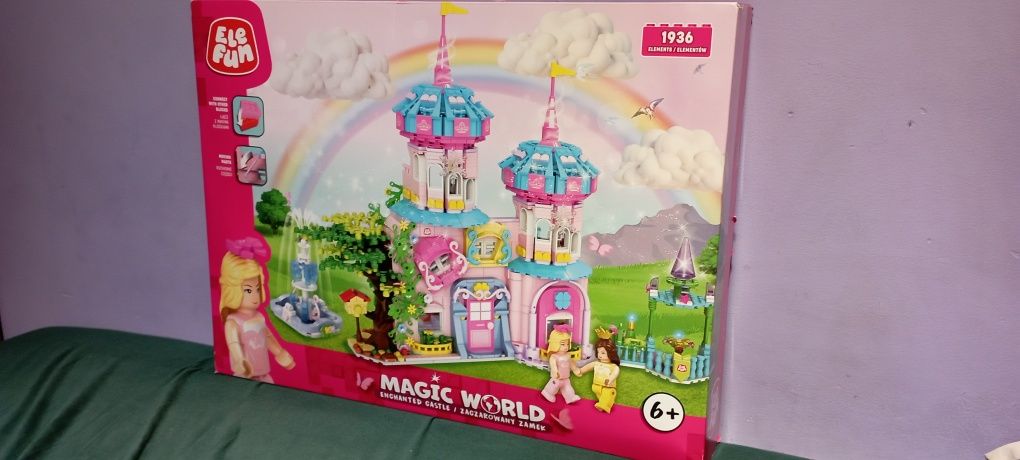 Elefun Magic World XXL Zaczarowany zamek Klocki 1936 elementów