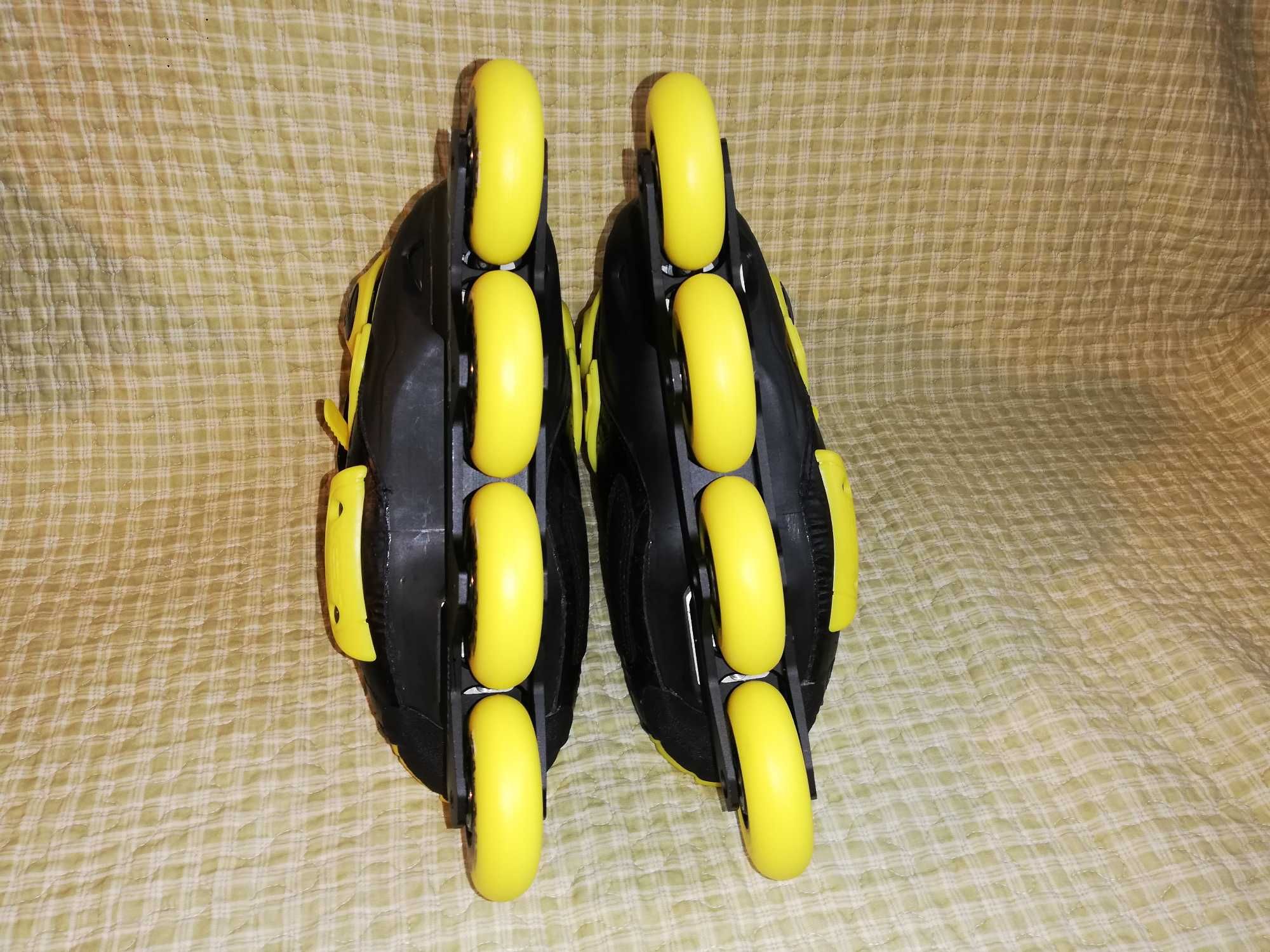 NOWE rolki slalom banan SEBA HIGH DELUXE rozmiar 40 czarno żółte