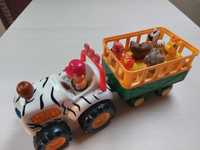 Traktorek ze zwierzętami Dumel