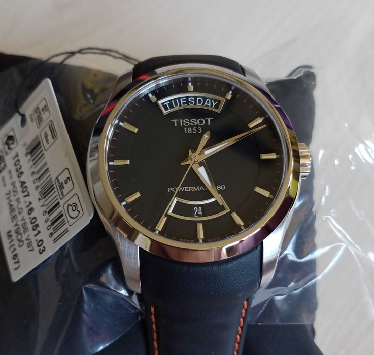 NOWY Tissot Couturier powermatic 80 day date T035.407.16.051.03