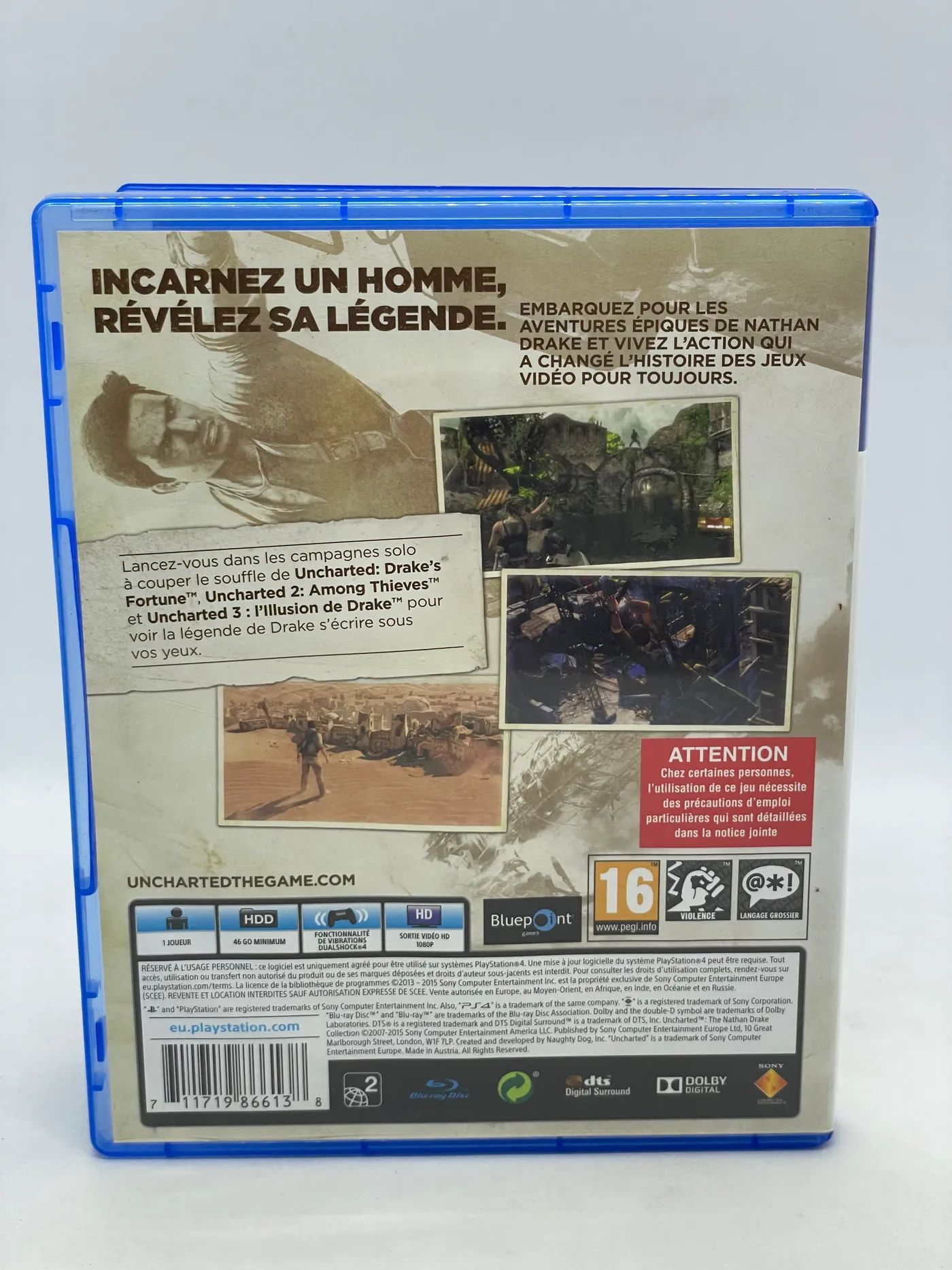 Uncharted The Nathan Drake Collection PS4