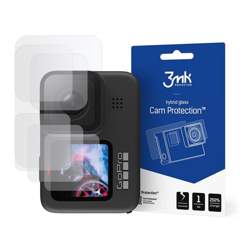 Szkło Hybrydowe 3Mk Cam Protection Do Gopro Hero 9 / 10 / 11