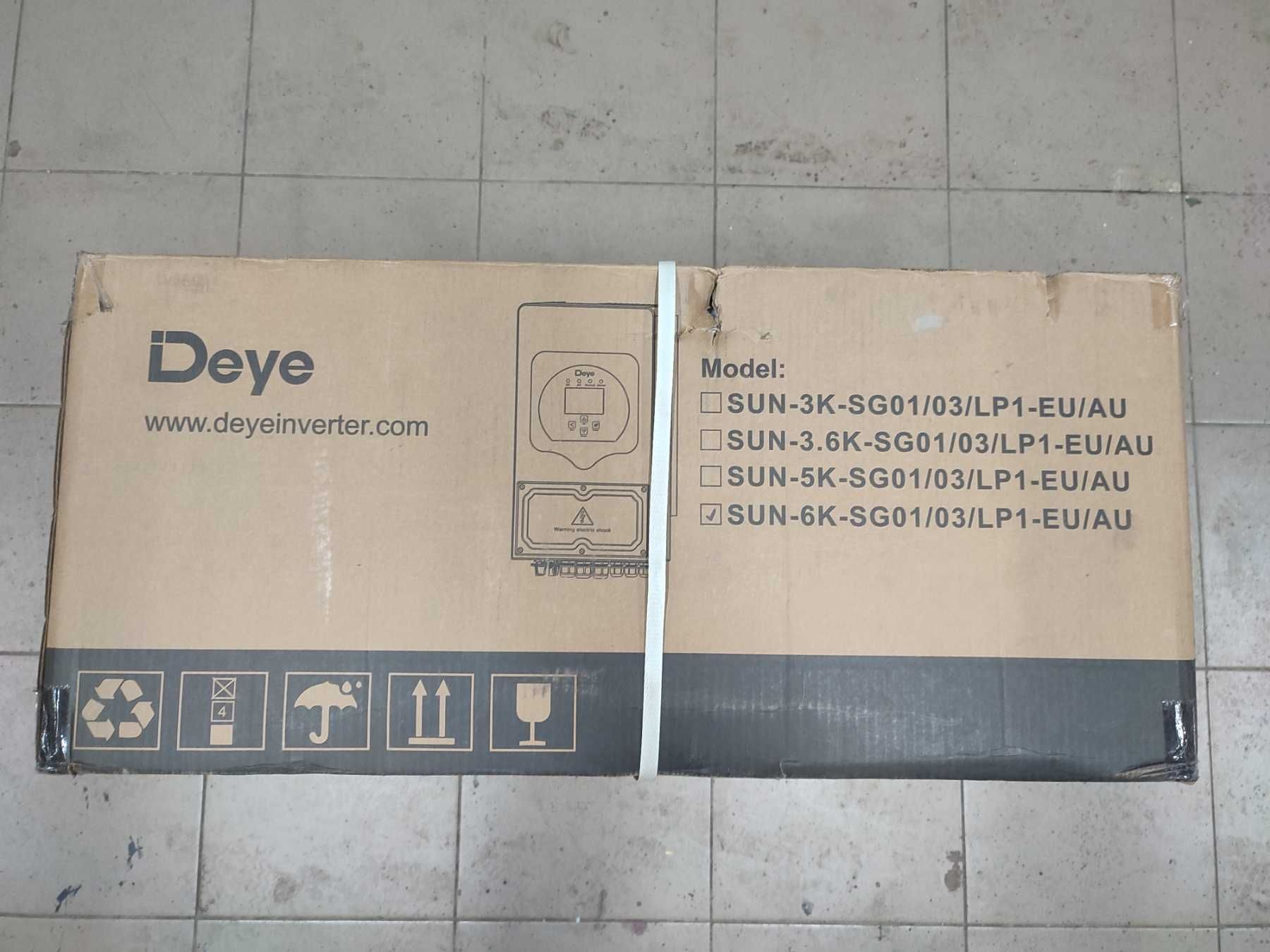 Гібридний сонячний інвертор Deye SUN-6K-SG03LP1-EU WiFi