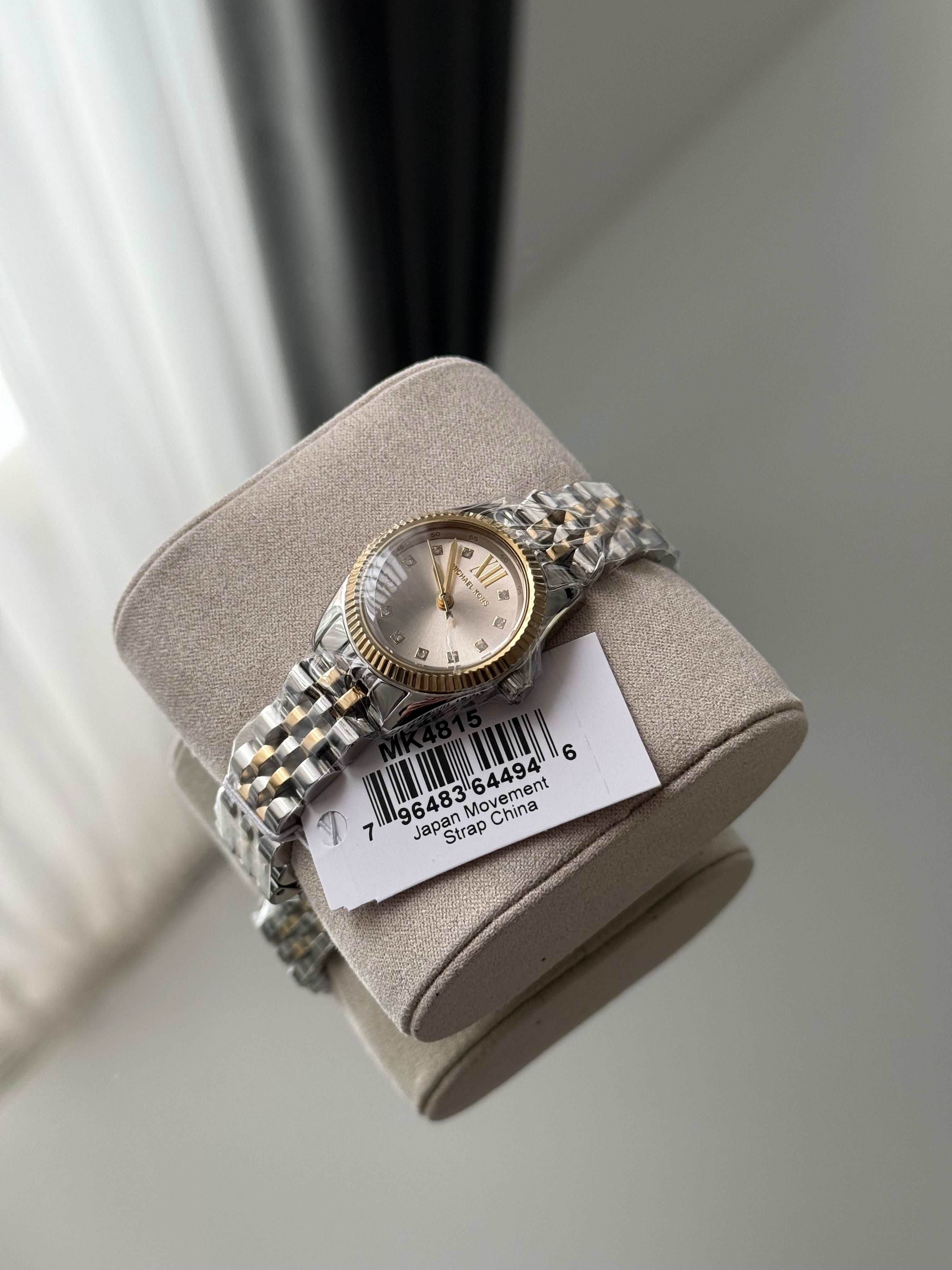 Годинник жіночий срібно золотий Michael Kors MK4815 женские часы