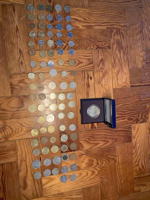 Moedas antigas varios paises