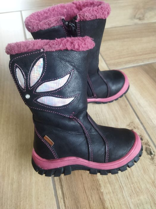 Lasocki Kids kozaki śniegowce buty na zimę dla dziewczynki rozmiar 21
