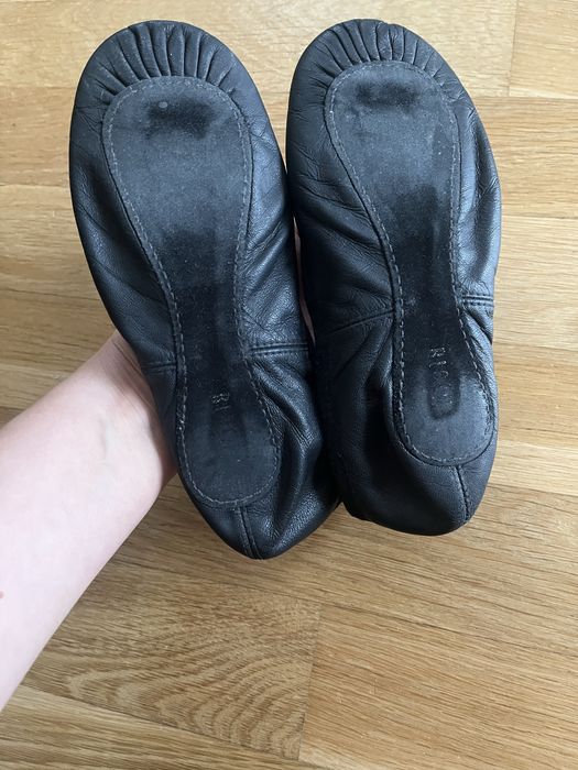 Baletki czarne 3C (32) skóra naturalna Bloch