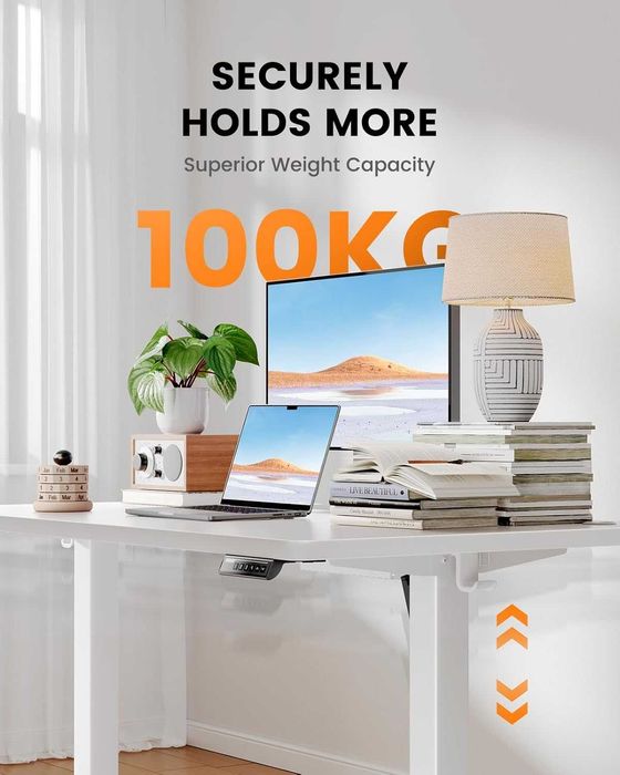 Nowe biurko elektryczne / blat / stół / 80x120CM / ErGear !A3373!