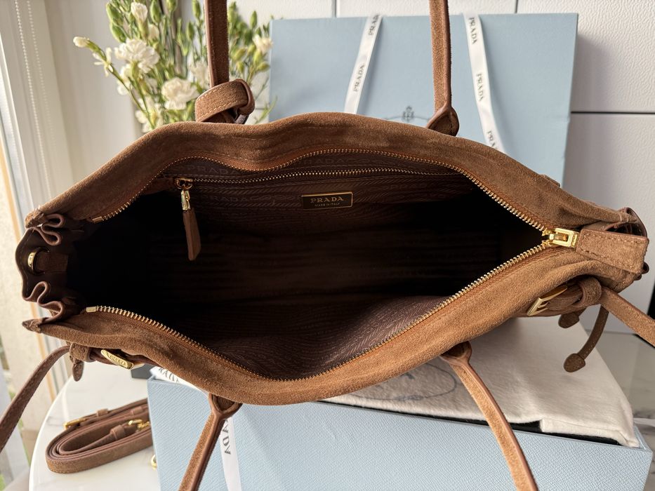 Torebka Prada Brown Suede
