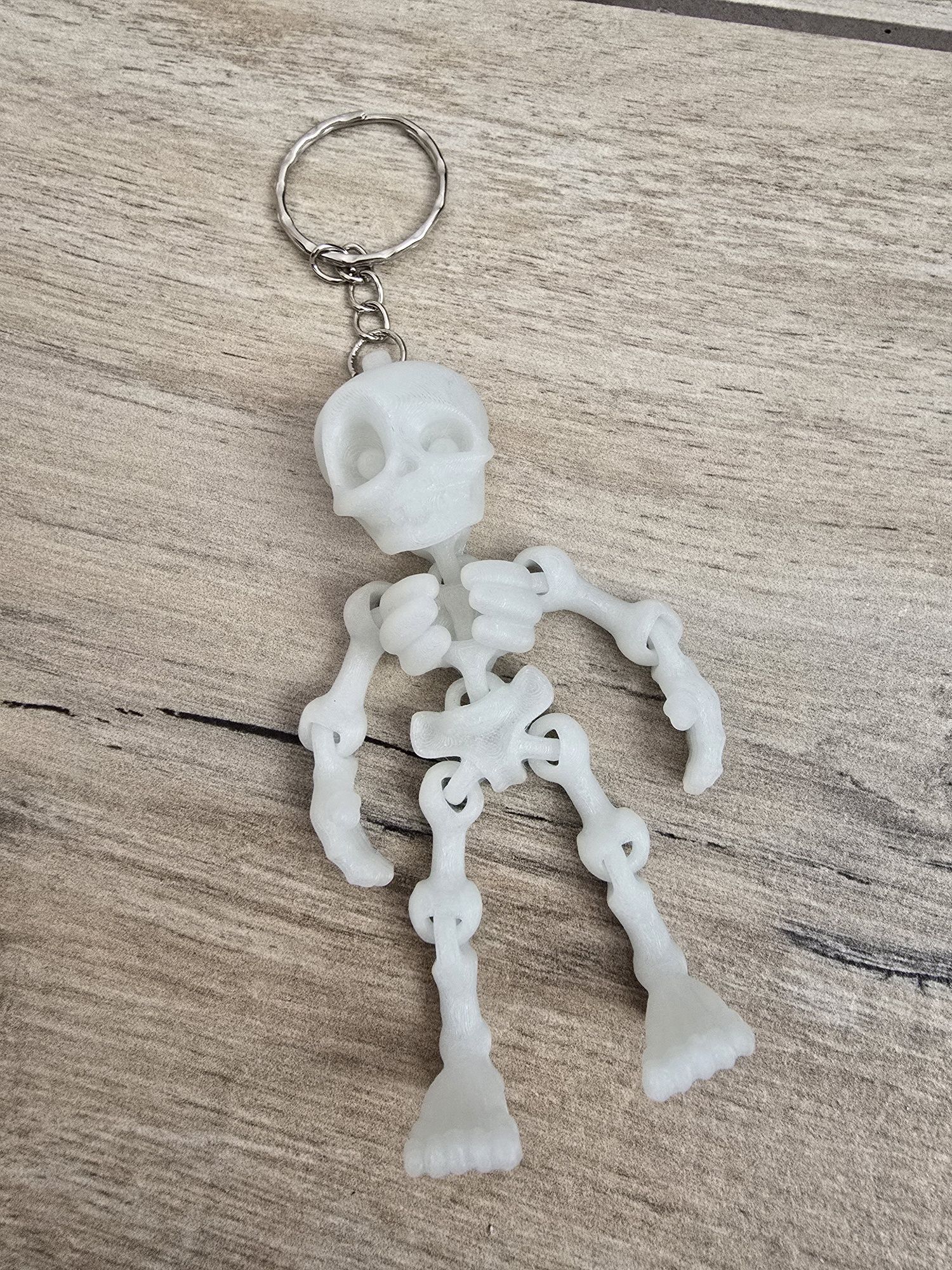Brelok Szkielet Nocny Blask + KeySpinner 3D - Keyrambit KeyFlipper