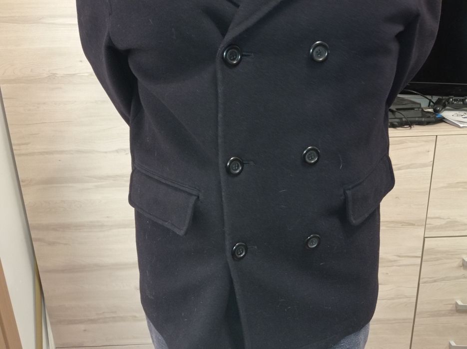 Płaszcz męski jesień/zima, Włoski, rozm XL/XXL