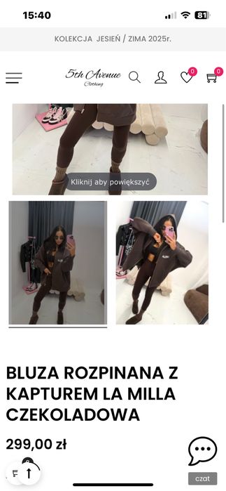 Bluza czekolada La Milla