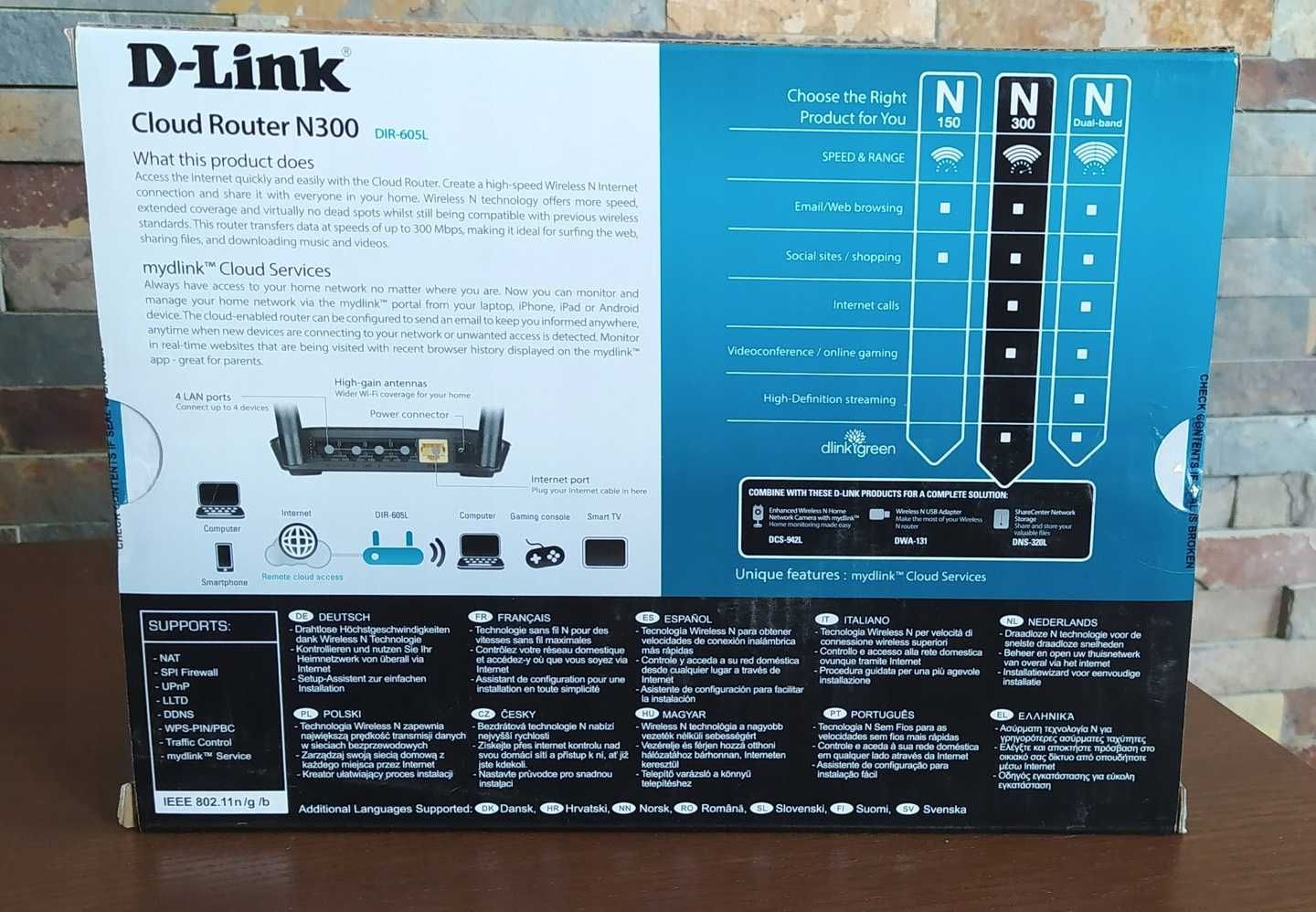 Router D-Link DIR-605L N300