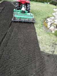 Usługi ogrodnicze glebogryzarka separacyjna zakładanie trawników