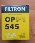 Nowy filtr oleju FILTRON OP 545