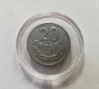 Moneta bez znaku mennicy 20 groszy 1949 rok .