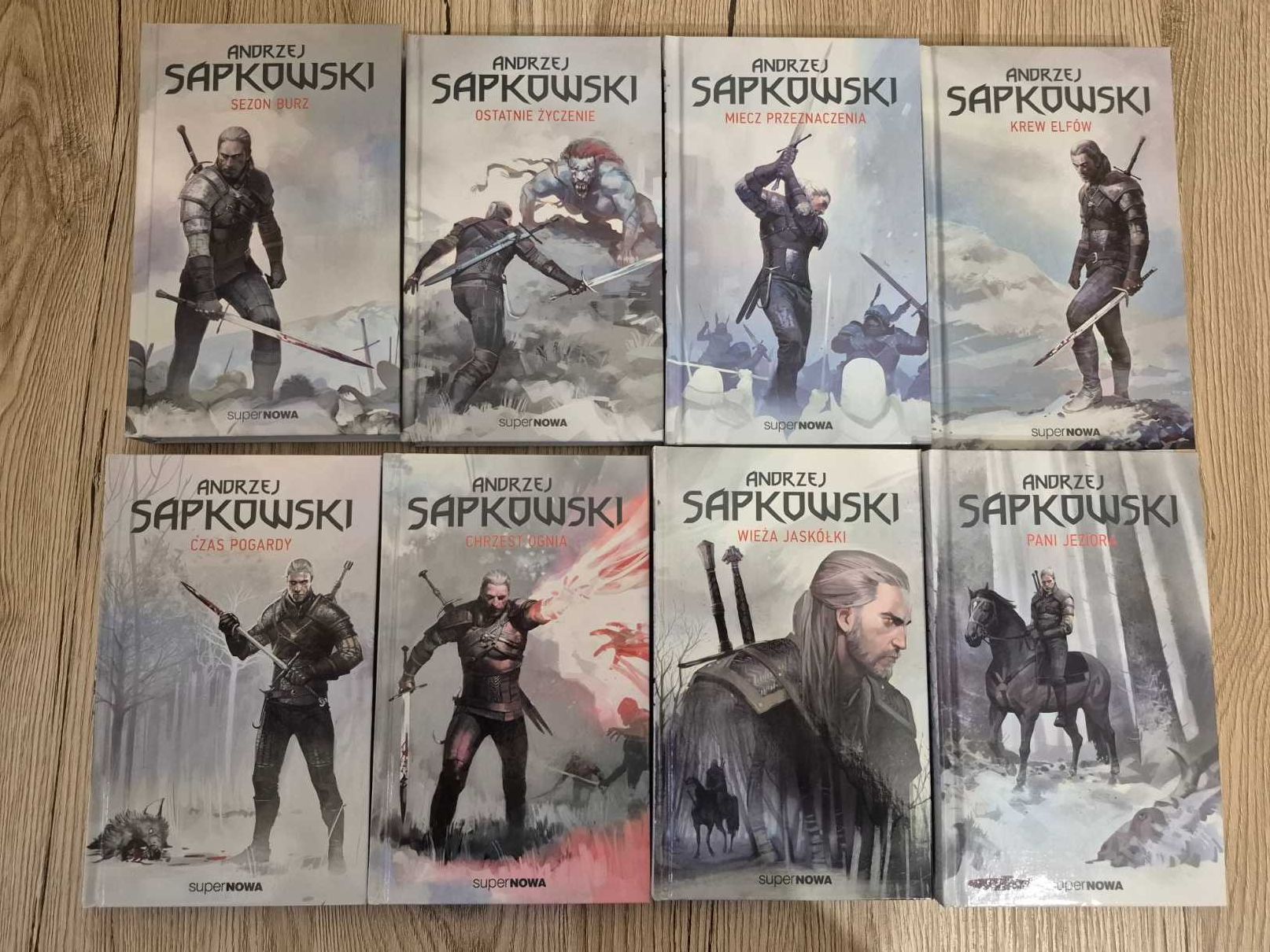Wiedźmin. Edycja kolekcjonerska. Tom 1-8. Andrzej Sapkowski Biała