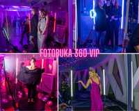 Fotobudka 360 w wersji VIP do 8 osób Fotolustro Kamerzysta