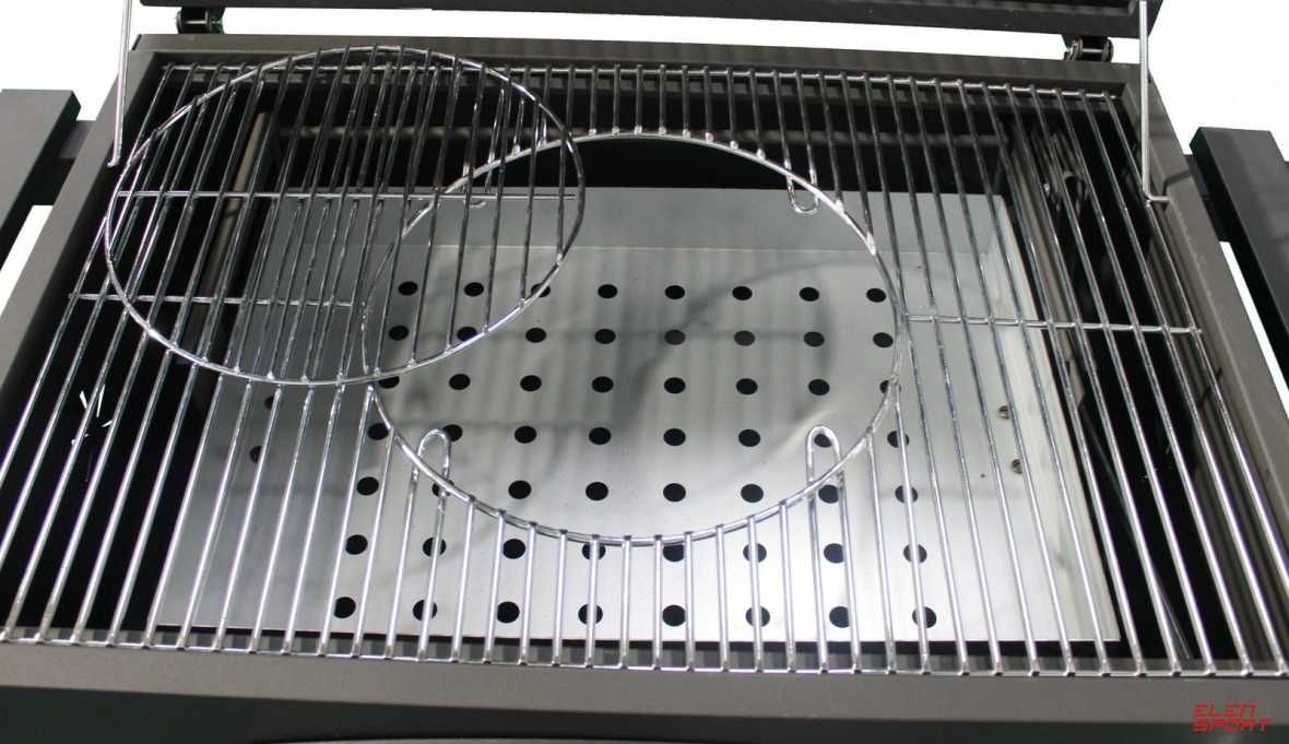 Grill Węglowy Activa Angular XXL Chromowany MR Garden