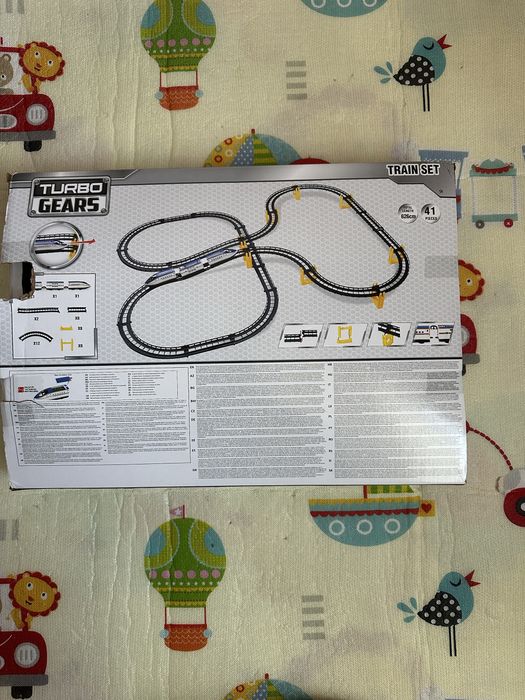 Дитяча іграшкова залізниця, іграшковий поїзд Turbo Gears