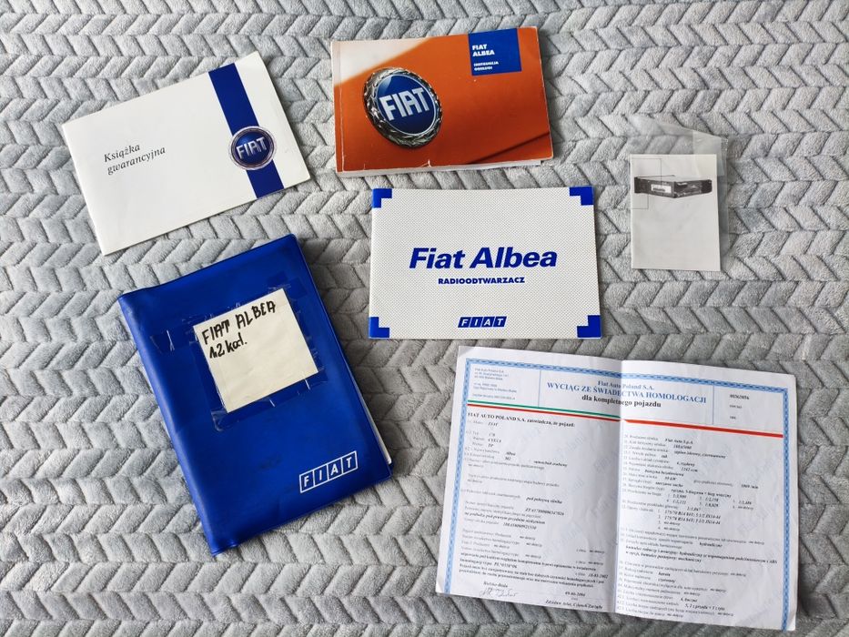 Instrukcja obsługi Fiat Albea