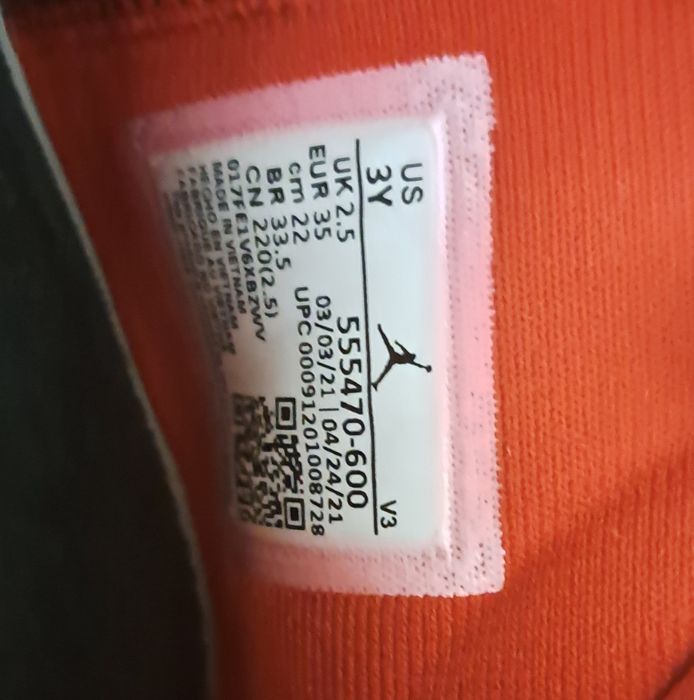 Bota Vermelha Air Jordan