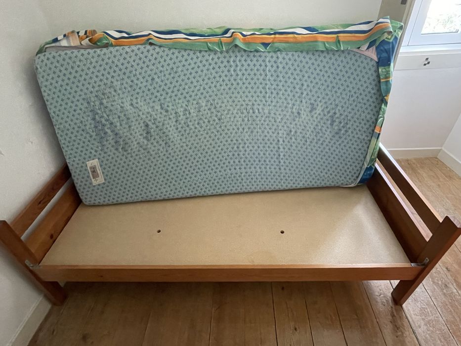 3 Camas solteiro 1 com gavetão