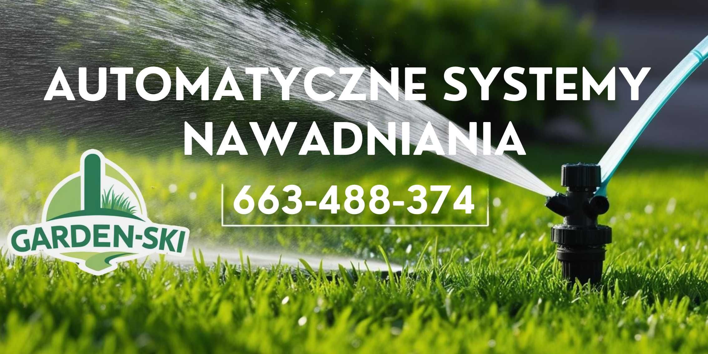 Zakładanie trawników, systemów automatycznego nawadniania