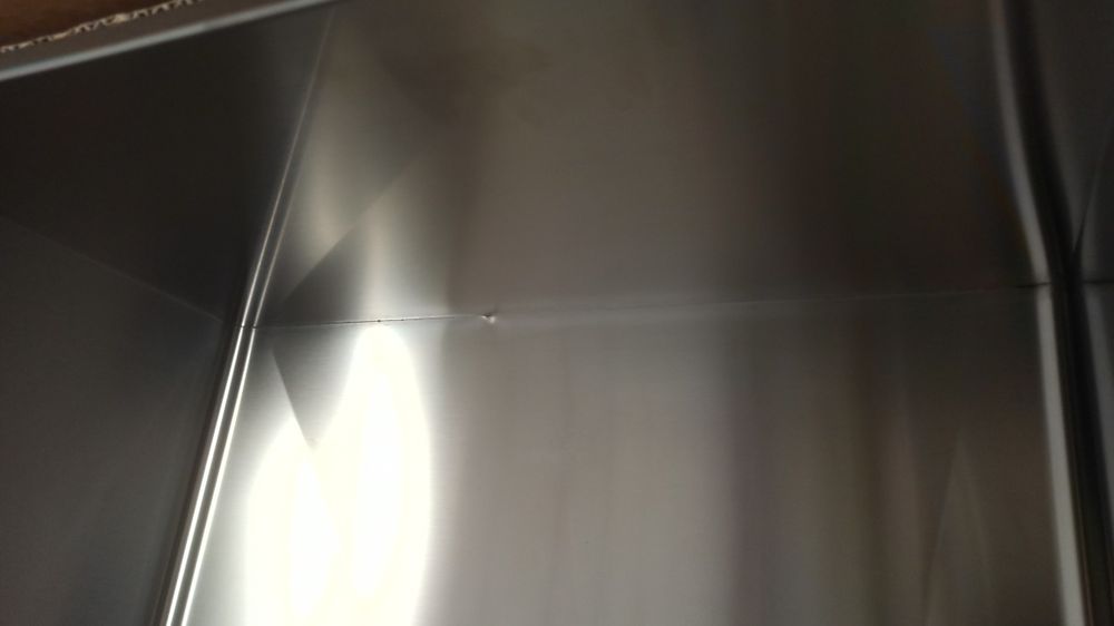 Zlewozmywak stalowy SMEG VSTQ72-2 nowy, uszkodzony