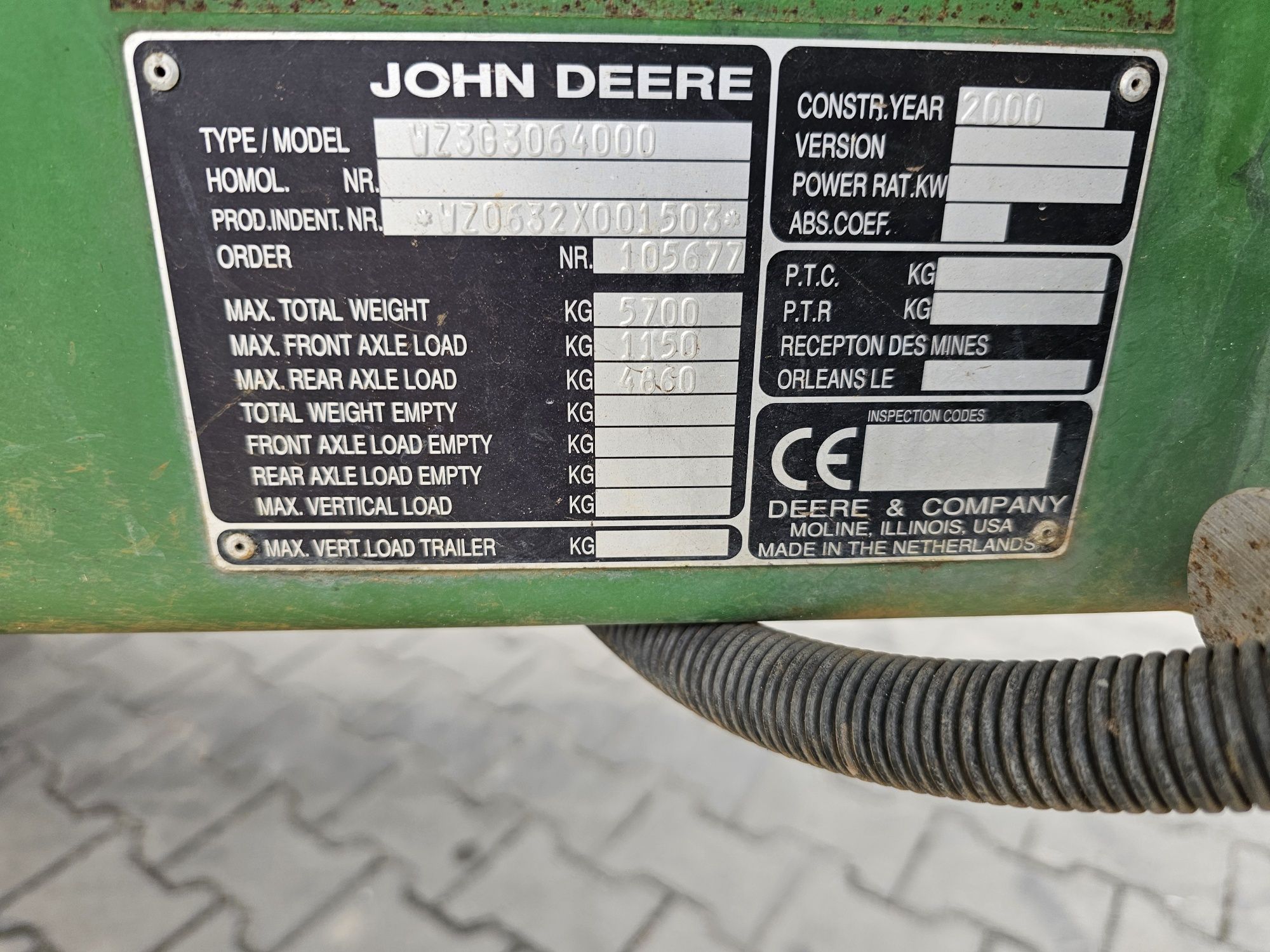 Opryskiwacz Ciągany RTS Lemken John deere 3200l