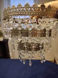 Żyrandol lampa abażur z kryształkami Glamour odbiór osobisty