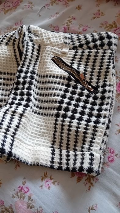 Short branco confortável