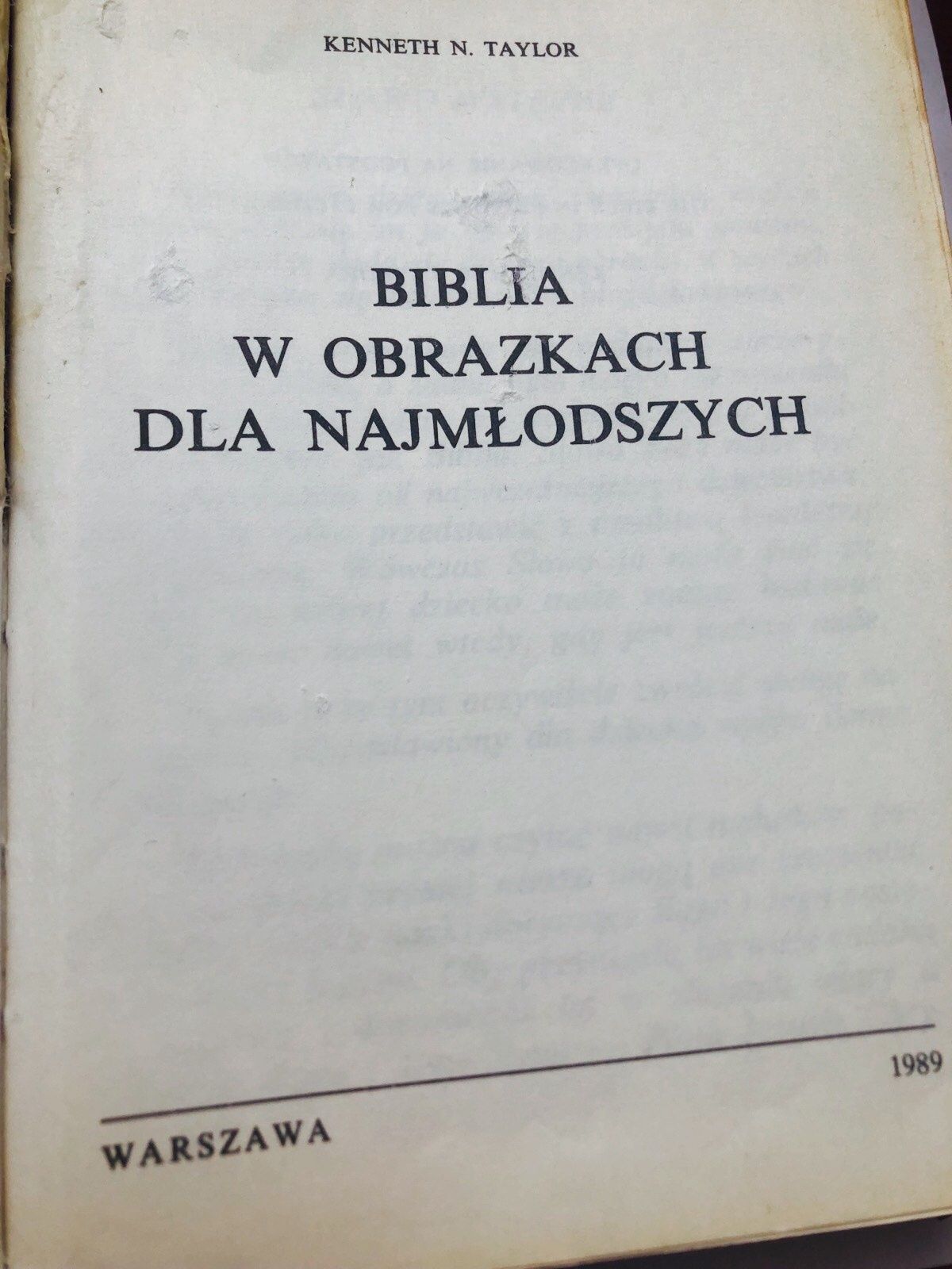 Библия в картинках на польском языке,