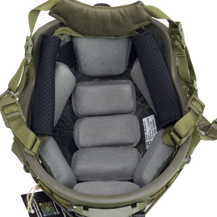 Кевларовий шолом Sestan-Busch Helmet BK-ACH-MC. Олива. (З вухами)
