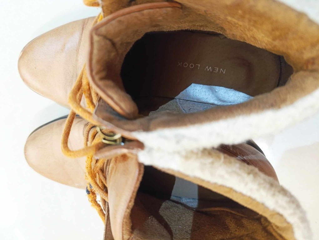 Buty jesień zima sznurowane New look 37
