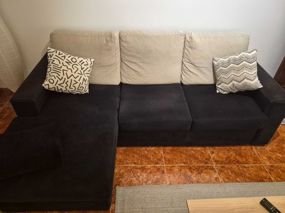 Vendo sofá chaise longue