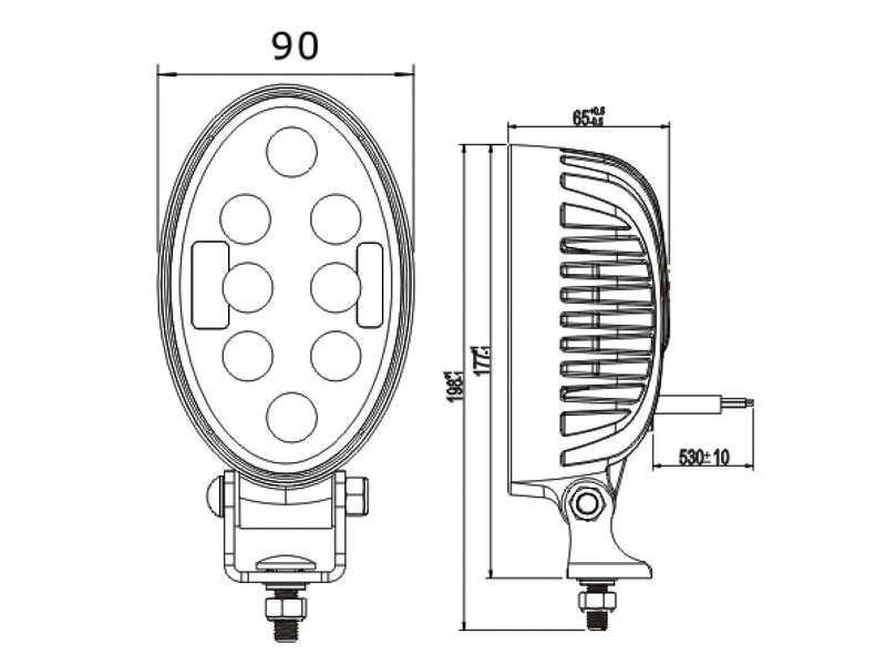 LED Lampa Robocza z uchwytem 2400 S.112529