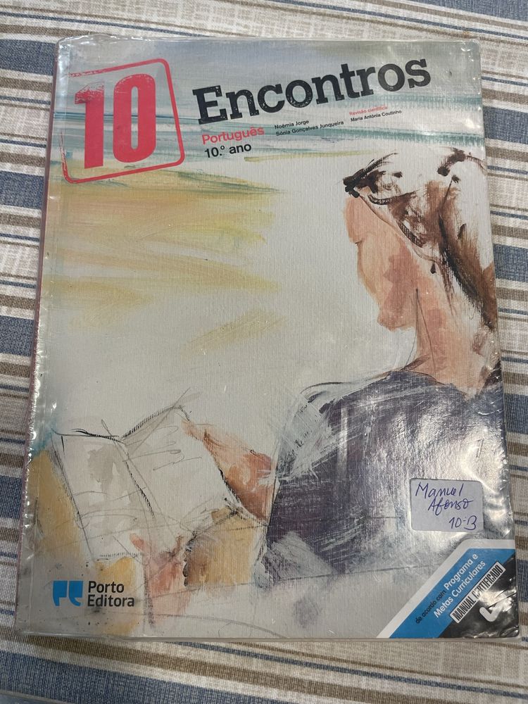 Manual Encontros português 10 ano porto editora