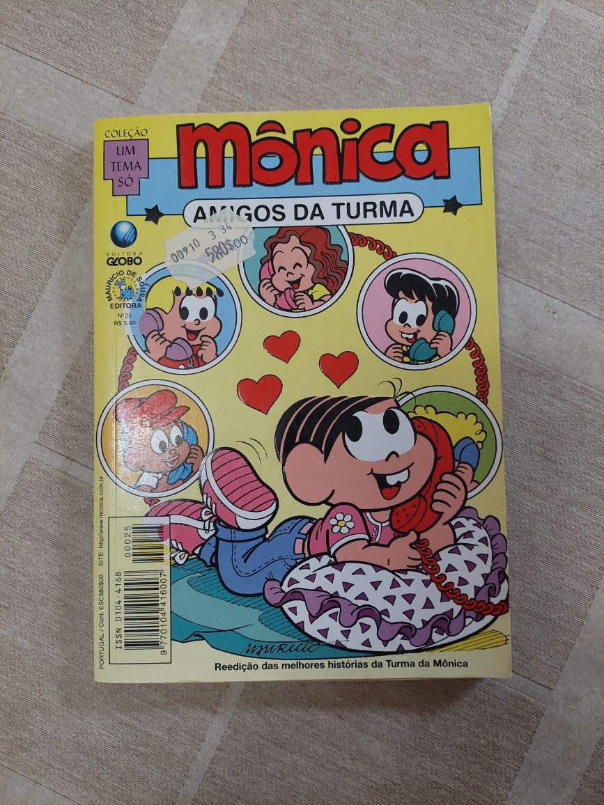 Livro de Banda desenhada Turma da Monica Amigos da Turma