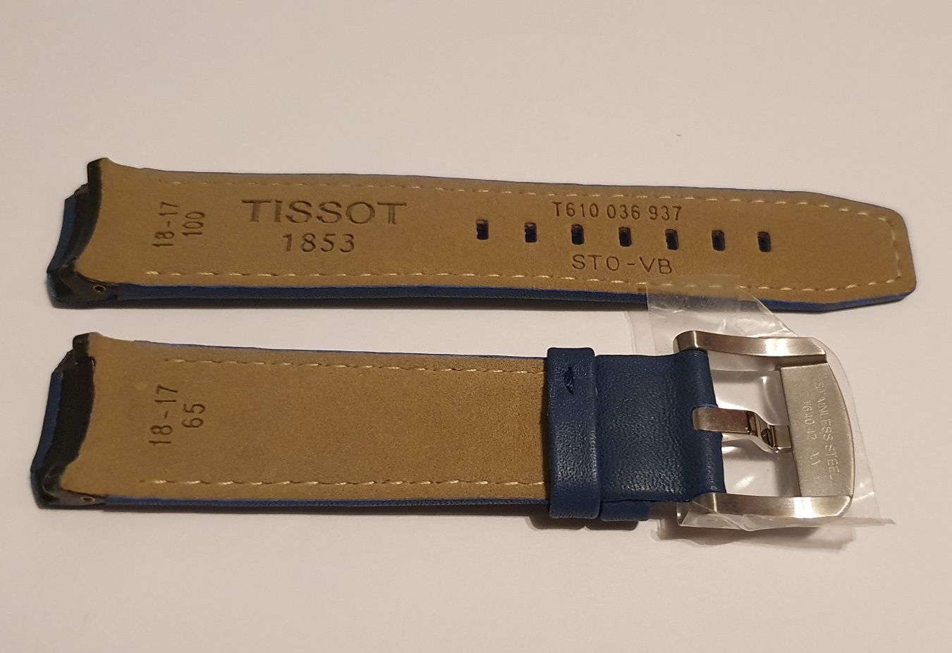 PASEK skórzany do damskiego zegarka Tissot T-Touch Solar T075220