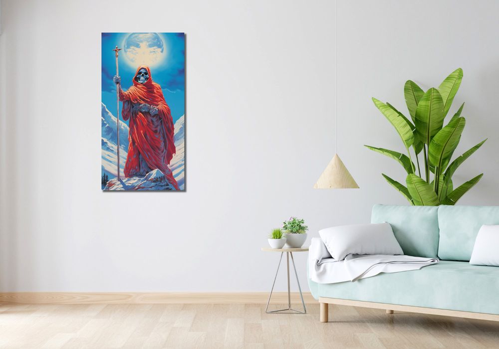 Obraz 50x100cm Strażnik Górskiego Księżyca