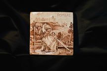 Azulejo pintado à mão - Nuno Alvares Pereira (Pombal)