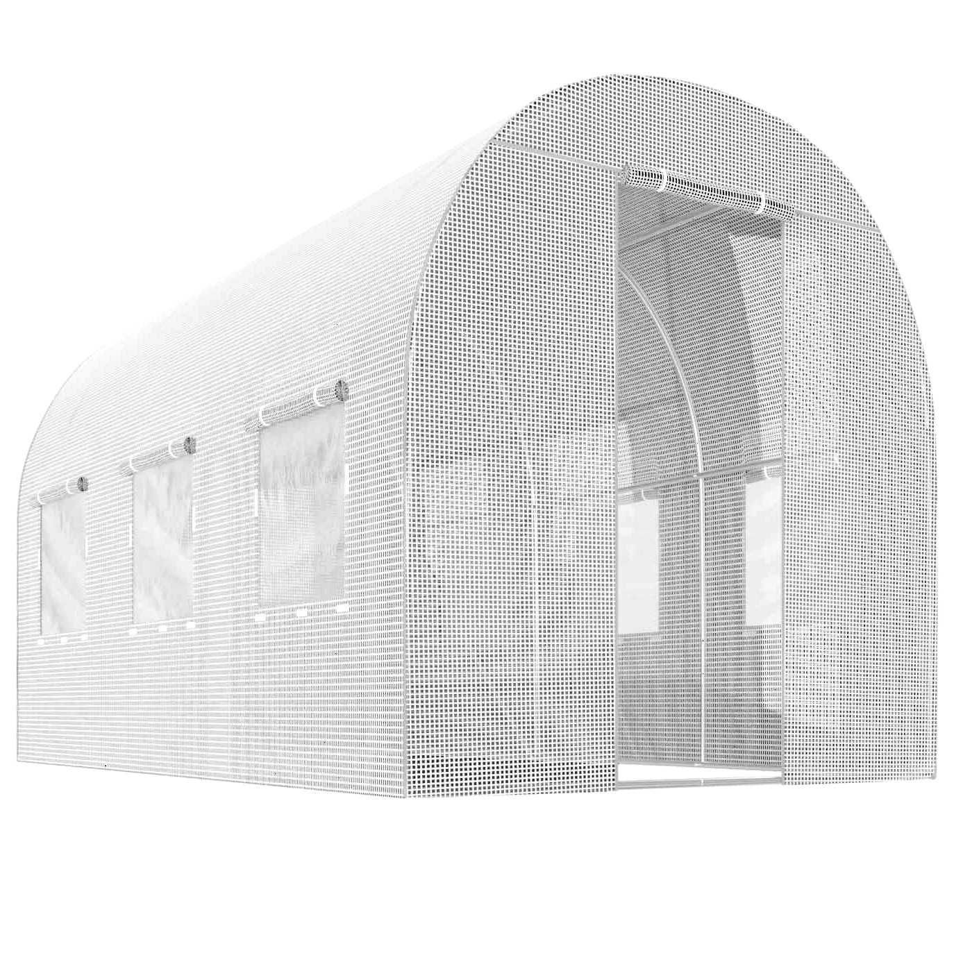 TUNEL FOLIOWY 2x3,5m biały 7m2 ogrodowy na działkę szklarnia + GRATIS
