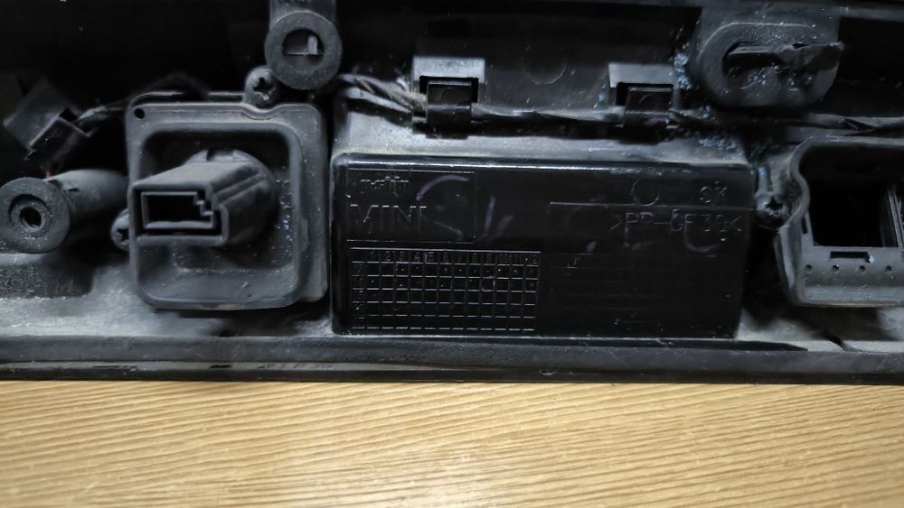 Abertura de mala de um mini Cooper D